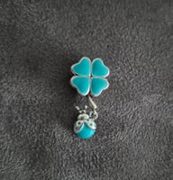 Silber Charm Kleeblatt mit Marienkäfer +Garantie