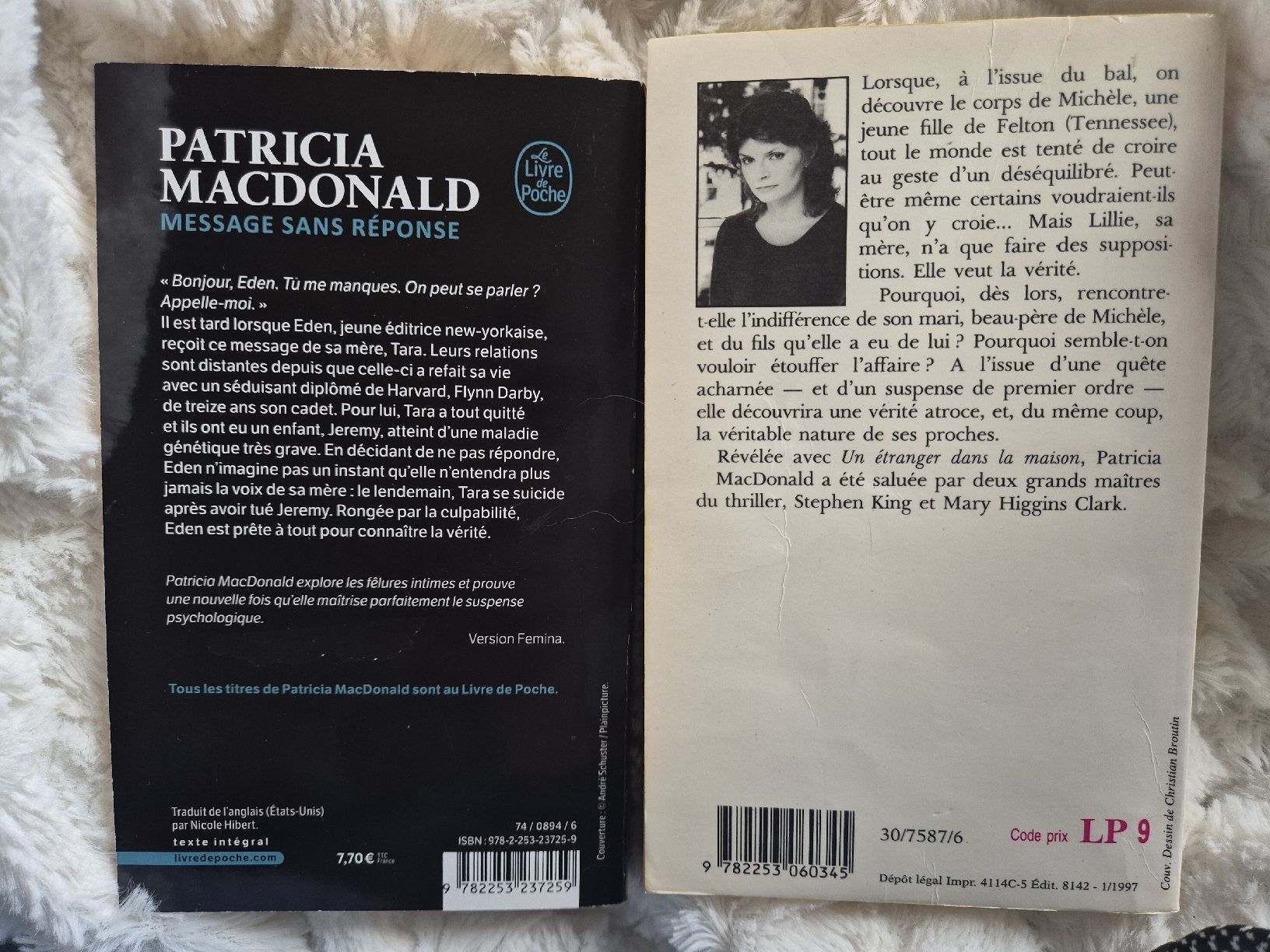Libri: Lot de 3 romans de Patricia MacDonald – Usato da Courfaivre venduto da LRolle 2
