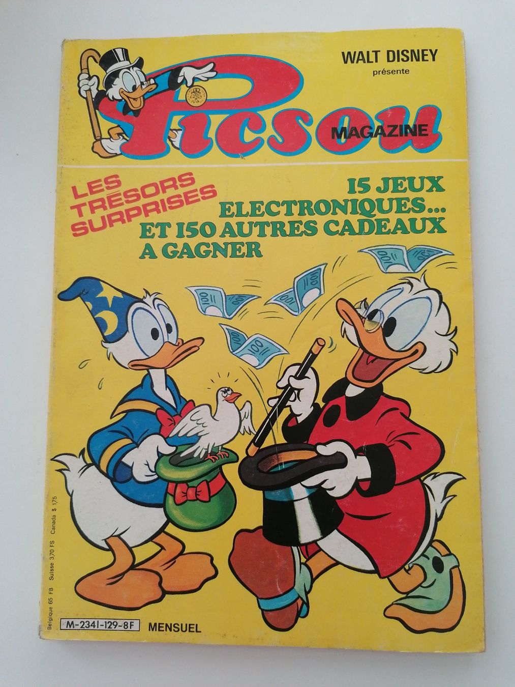 BD: Picsou 1982, 4ème trimestre – D'occasion à Chezard St-Martin par Loucail