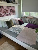 IKEA Bett weiss 160x200, inkl. 2 Matratzen & 1 Lattenrost