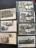 Lot von 7 Karten mit einer Litho Appenzell