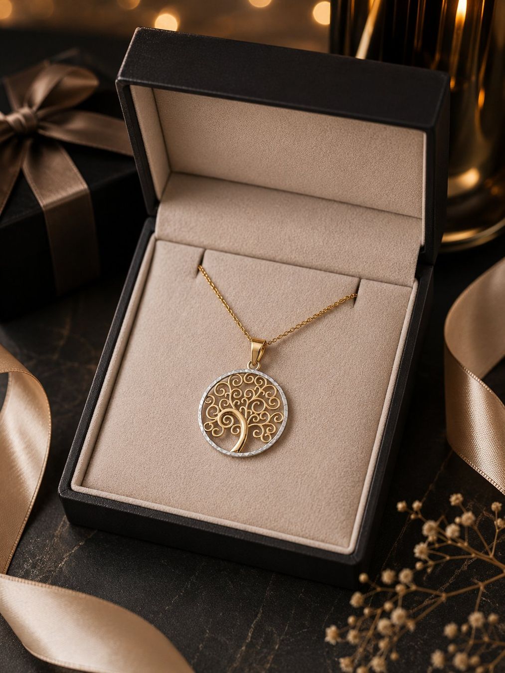 Anhänger: Anhänger mit Kette gold – Neu und originalverpackt aus Hemmental von Goldwelt2 3