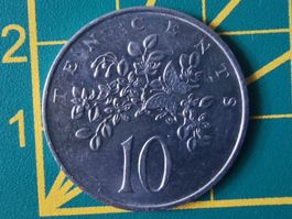 Jamaika 10 Cent  Jahr 1987