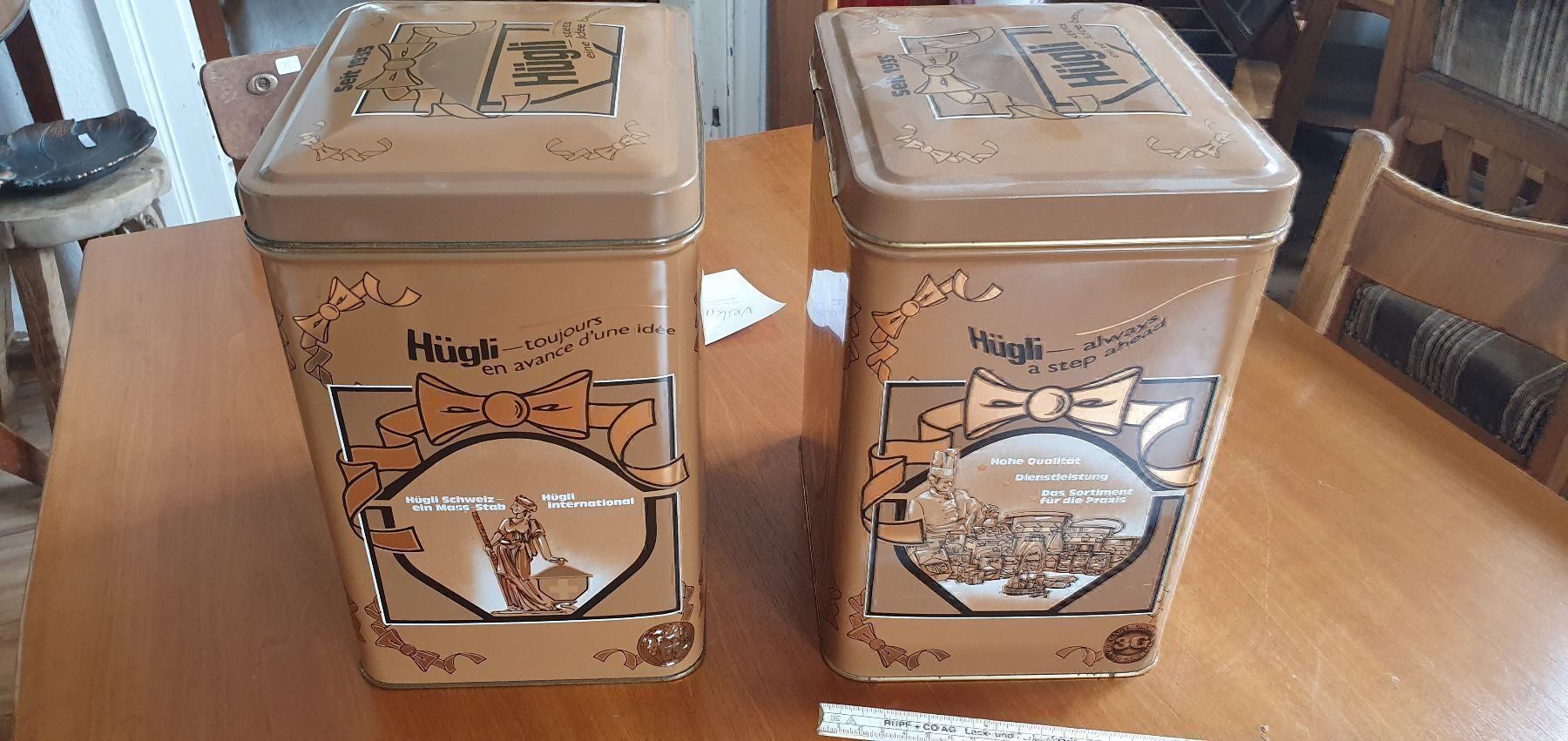 Tabacchi: Schöne Blechdosen Hügli – Usato da Flawil venduto da Naphtali 6