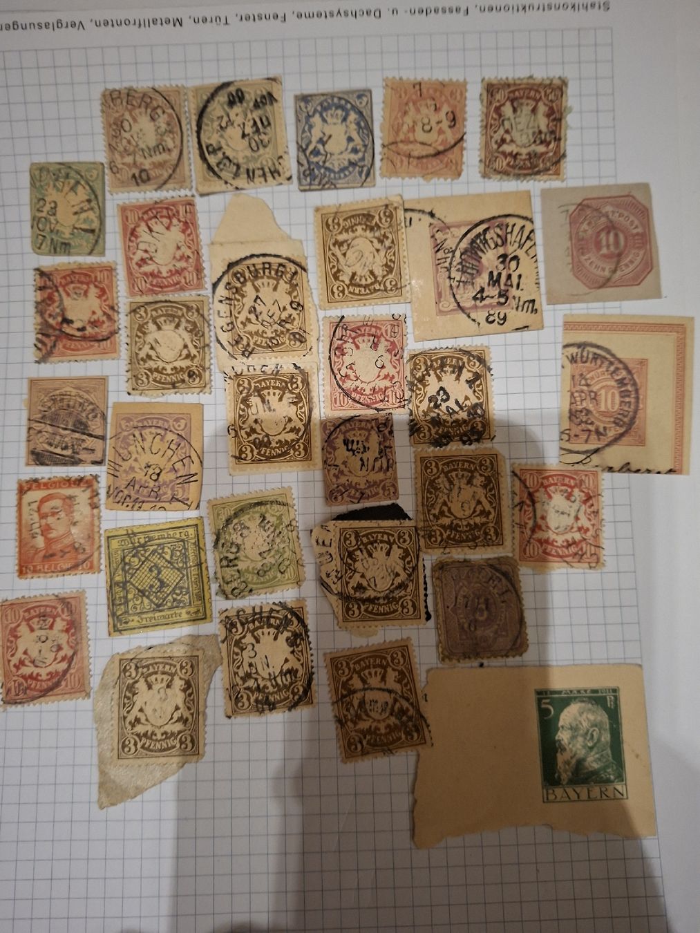 Alle Briefmarken: Bayern / Briefmarken Lot – Gebraucht aus Balgach von SIMEON27