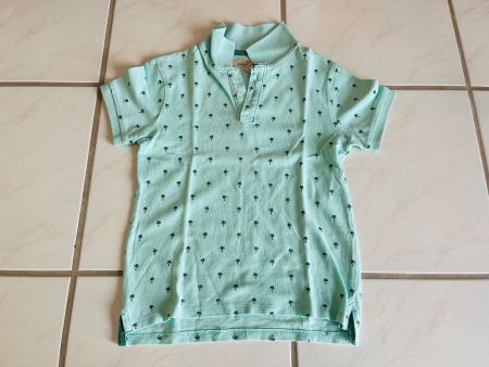 Poloshirt Grösse 122/128 mit Palmen