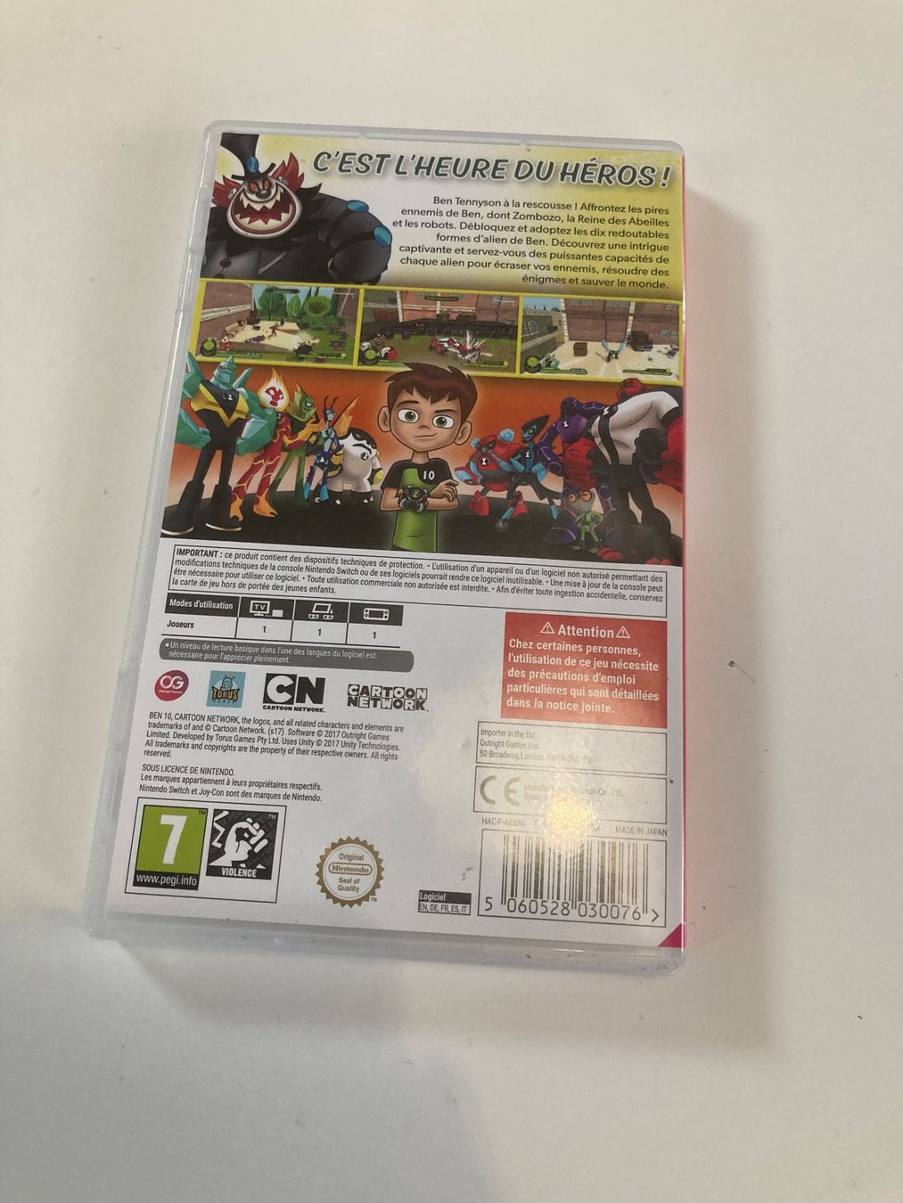 Nintendo Giochi: Ben 10 - Nintendo Switch - Jeu avec cartouche. – Usato da Bassecourt venduto da CALUMET-X 1