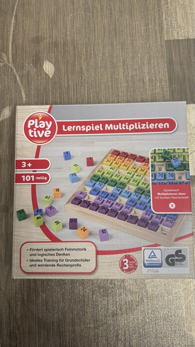 Spiele: Lernspiel Multiplizieren – Neu und originalverpackt aus BASEL von NELLA26