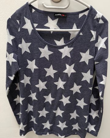 Langarmshirt mit Sternen von Rockgewitter