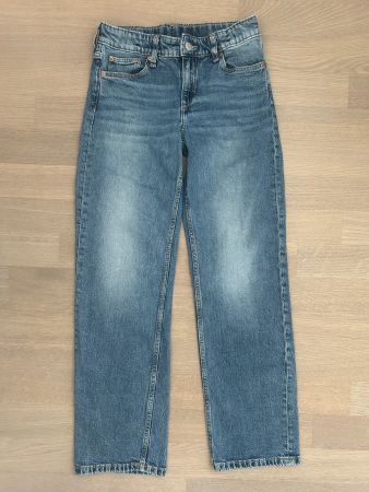 Jeans Straight Leg blau Grösse 152