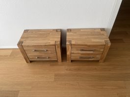 2x JYSK OLLERUP Nachttisch aus Eiche