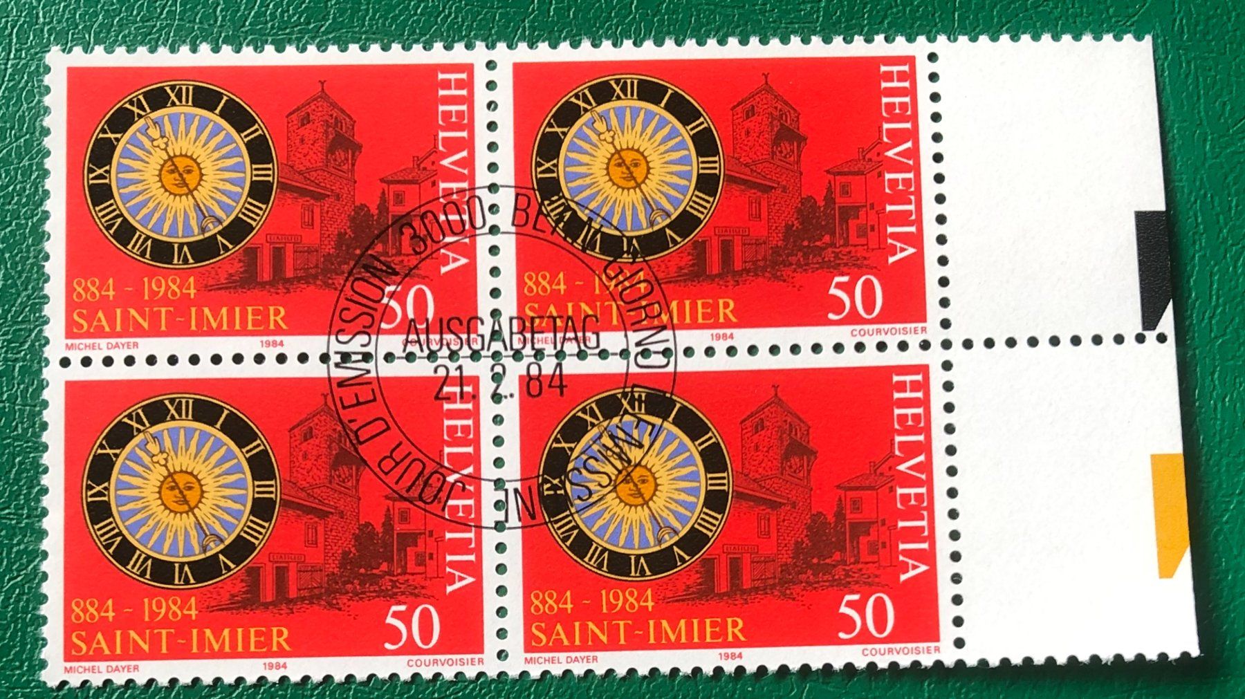 Tutti i francobolli: 4 er Block Nr. 706 mit ETStempel Bern – Usato da Aarau venduto da Billa007