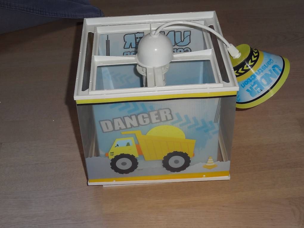 Lampadari & plafoniere: Kinderzimmer Lampe Bagger Baustelle – Usato da Diessenhofen venduto da Stephanla52 3