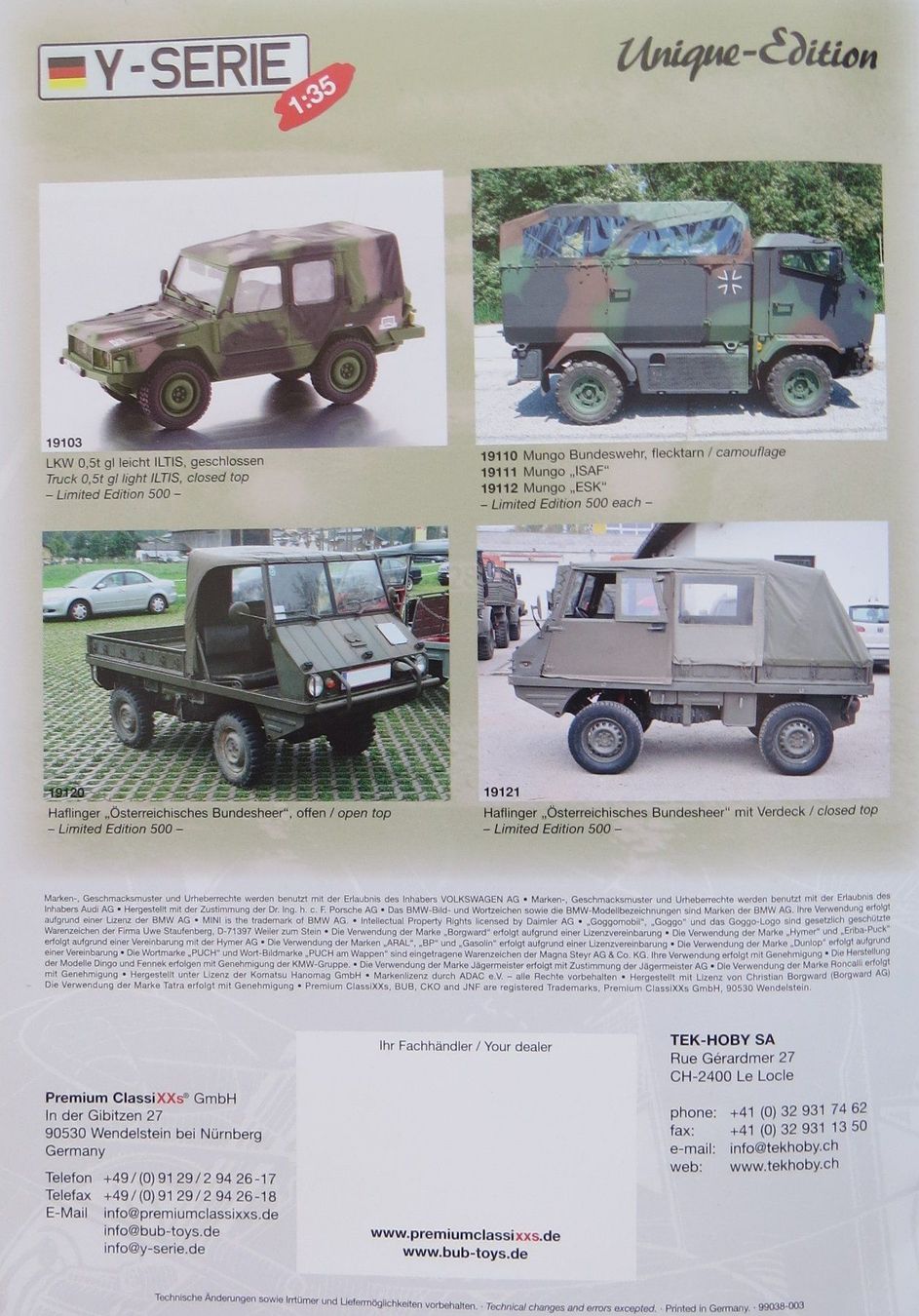 Dokumente: Bub Katalog Neuheiten 2012 – Neu (gemäss Beschreibung) aus Ettingen von campione_1 8