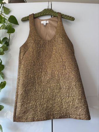H&M Edition goldenes Top Gr. XS