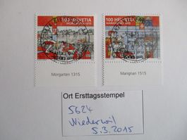 Voll Ort Ersttagsstempel aus 5624 Niederwil