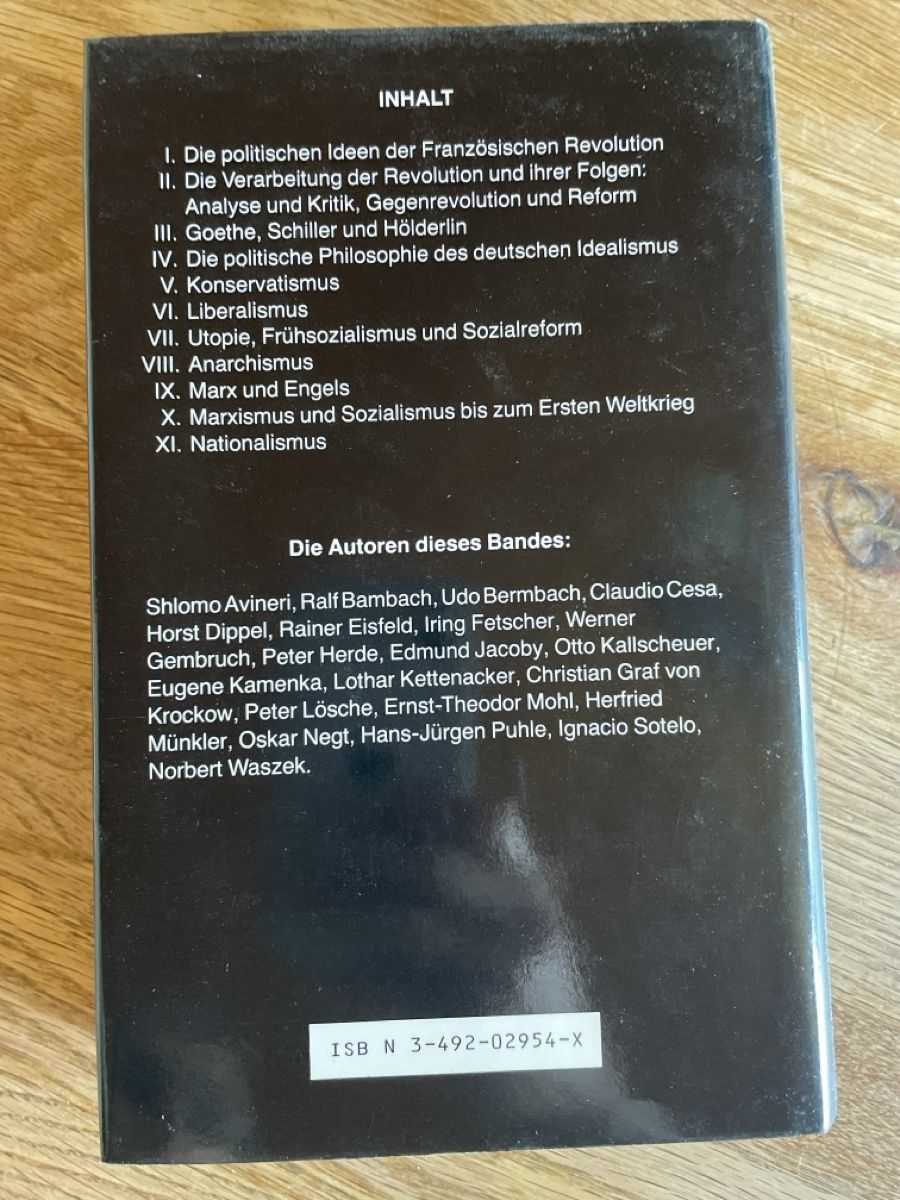 Libri: Pipers Handbuch der politischen Ideen 5 Volume Set – Usato da Freidorf TG venduto da ibipatria 8