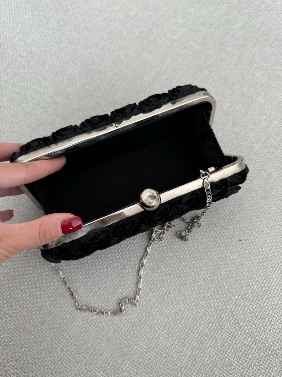 Borse da donna: Pochette de soirée noire – Usato da Granges VS venduto da rvn 6