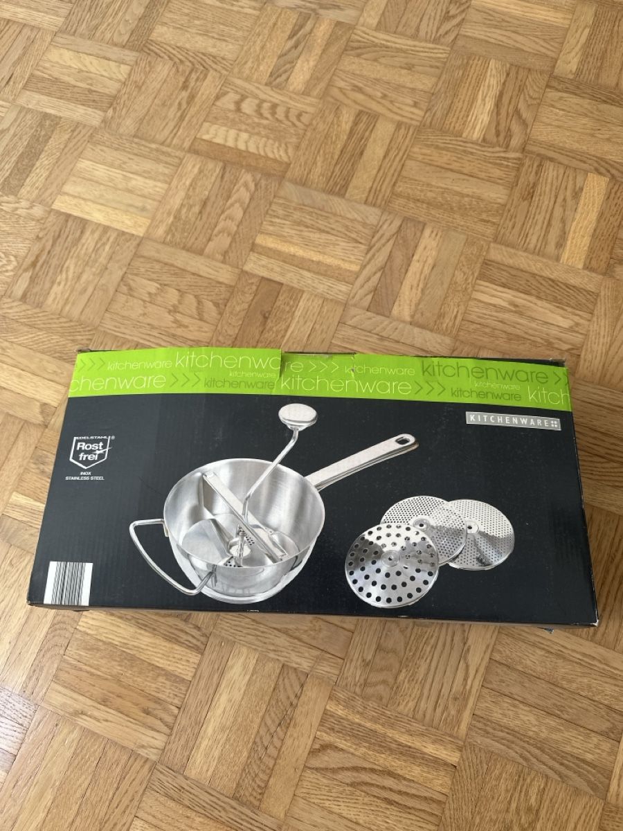 Küchengeräte: Passiermühle Edelstahl  – Gebraucht aus Grüningen von DomegaStore