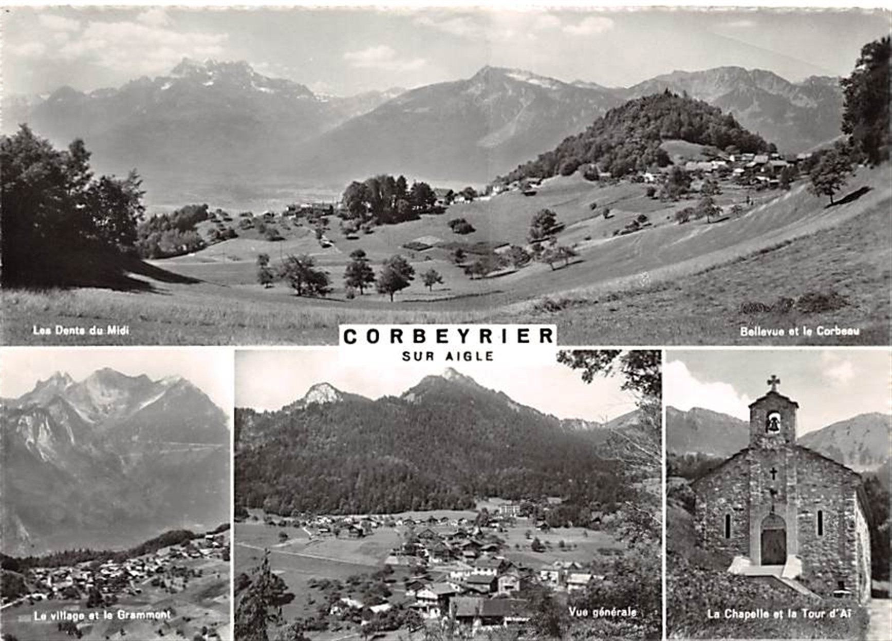 Cartoline postali: Corbeyrier, sur Aigle – Usato da Ottikon b.Kemptth. venduto da Neptun1974