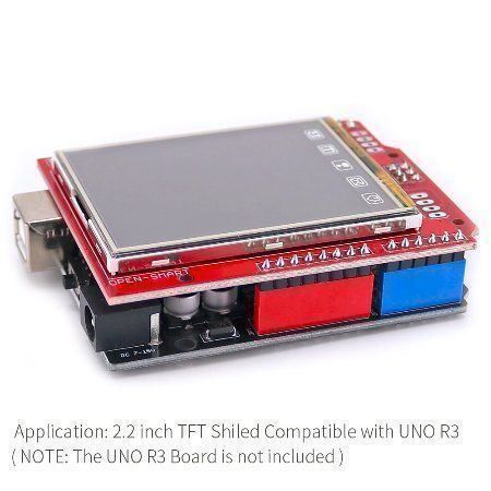 Componenti elettronici: 2.2 Zoll TFT Touchscreen Arduino Shield – Nuovo e nell'imballaggio originale da Gebenstorf venduto da RetroFuture