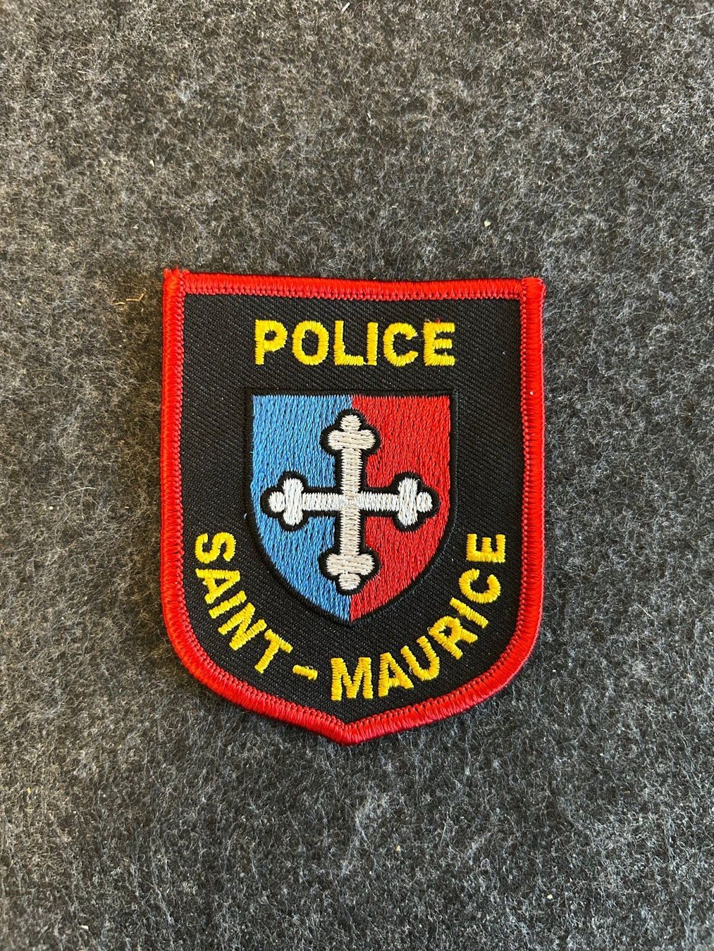 Placchette & Badge: Patch, Valais, Police Saint-Maurice – Usato da Berikon venduto da DGC-1995