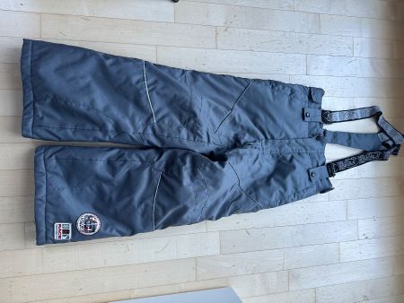 Skihose Gr 128 grau
