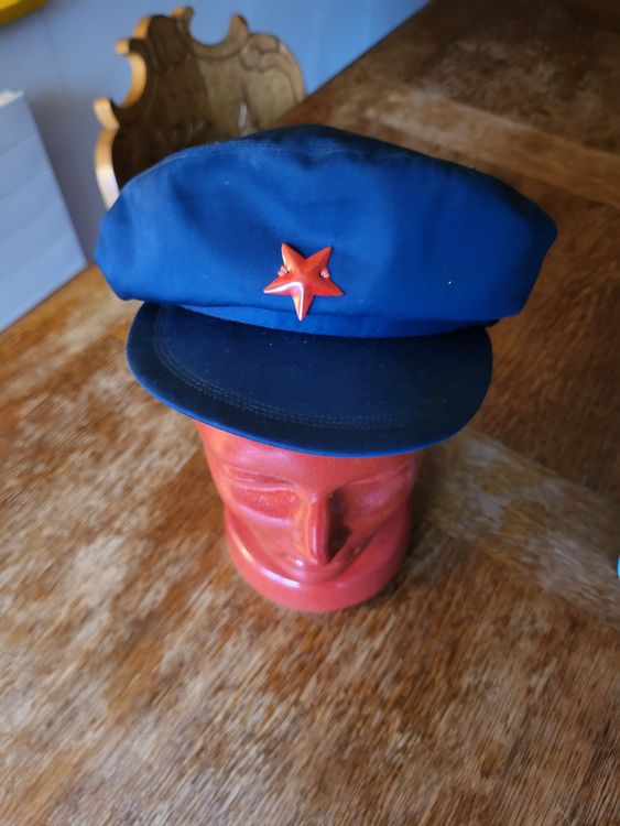ABOOFAN Barett / Schirmmütze – Rot, Für Cosplay, Bühne & Partys – 28x14 Cm, Vintage Stil
