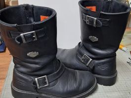 Harley-Davidson Stiefel Leder schwarz Grösse 42 gebraucht