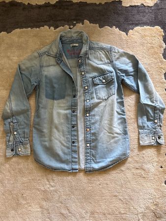 Jeanshemd für Kinder ,Gr.134/140   We Fashion