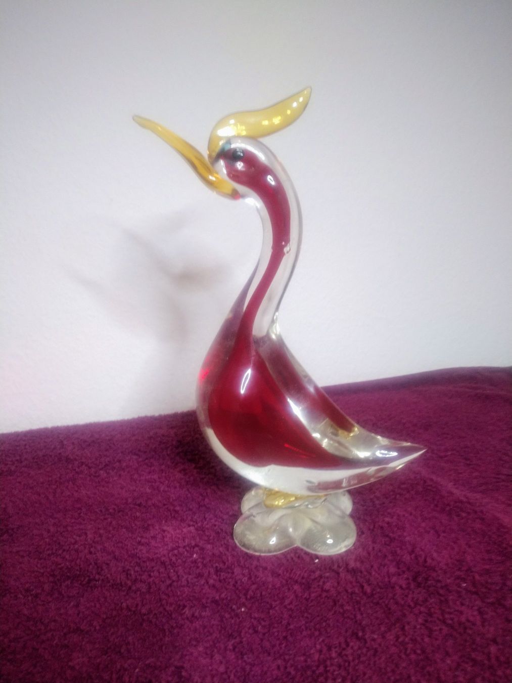 Murano Statuette: Glas Katze, Fisch und ein Murano Glasvogel – Usato da St.Gallen venduto da 55232 7