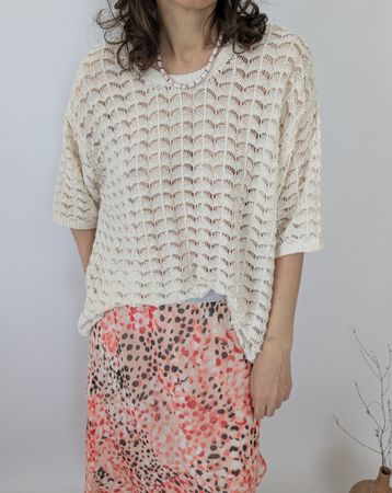LINDEX Strickpullover Sommer Gr. L/XL 