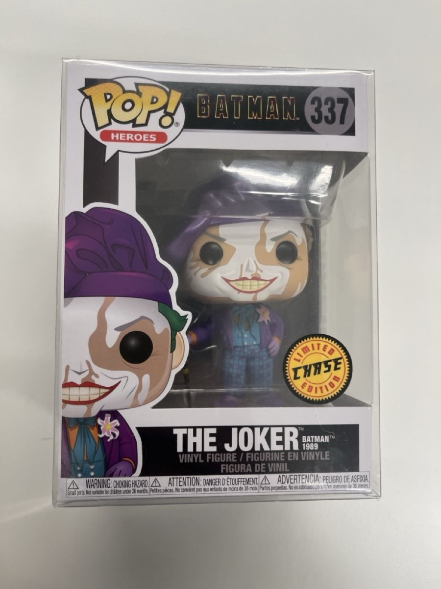 Funko Statuette: Funko Pop Joker 1989 Chase #337 Batman selten mit Protector – Nuovo e nell'imballaggio originale da Stäfa venduto da greety1981