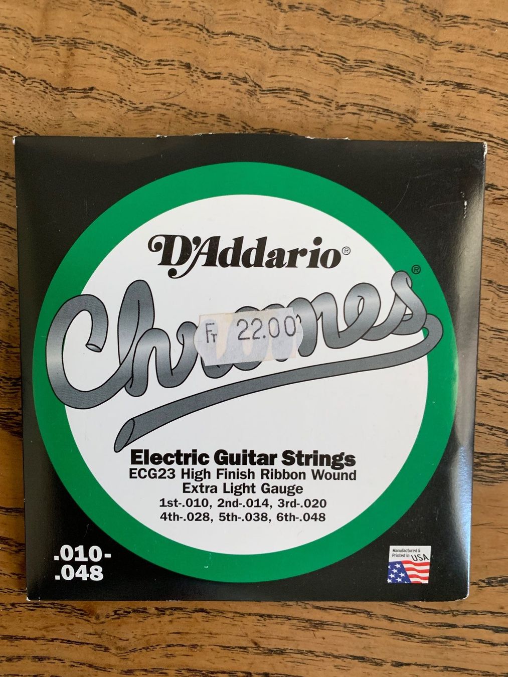 D'Addario Musikinstrumente: D'Addario Chrome Electric Guitar Strings – Neu und originalverpackt aus Brugg AG von Lyma01