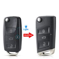 Gehäuse, Hülle, Autoschlüssel für VW / Skoda NEUES MODEL