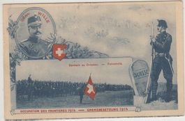 Einheitskarte 1.Wk Grenzbesetzung 1914