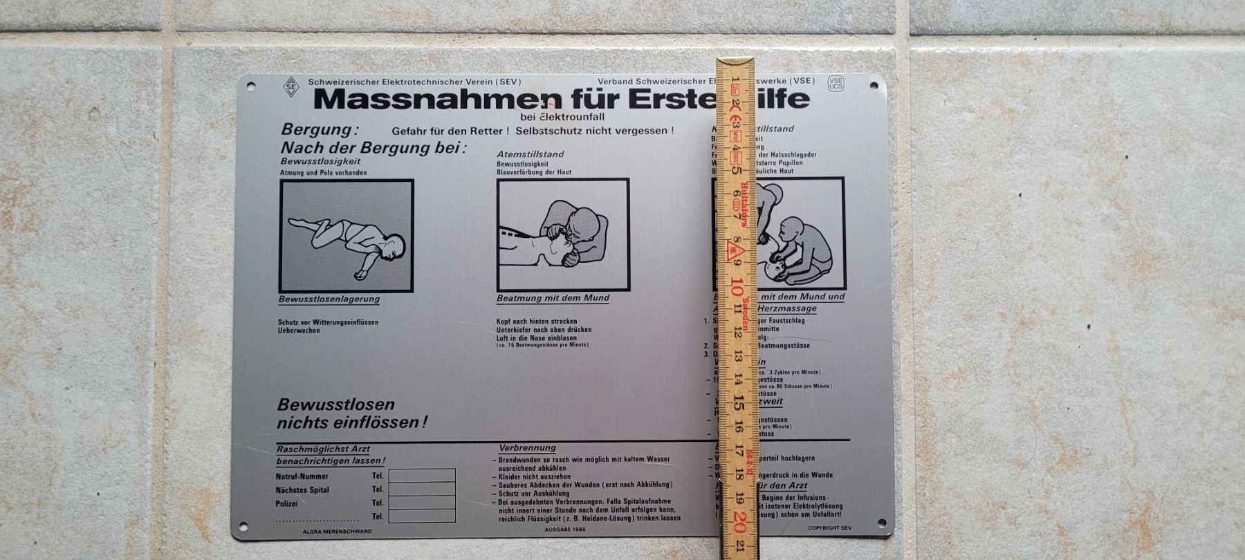 Schilder: Altes Schild ❤️ – Gebraucht aus Goldingen von Guido06 2