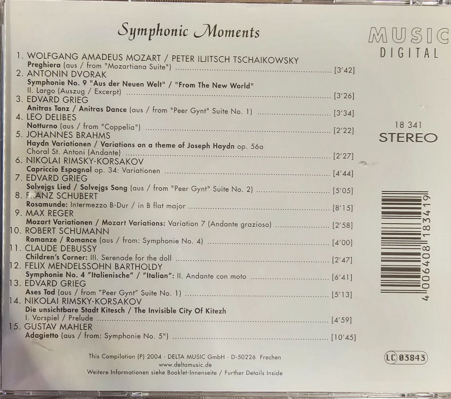 CD: Symphonic Moments - Classic Moods – Usato da Wahlen b. Laufen venduto da Cg10 1