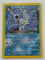 Dunkles Turtok 1. Edition Team Rocket - PSA ready