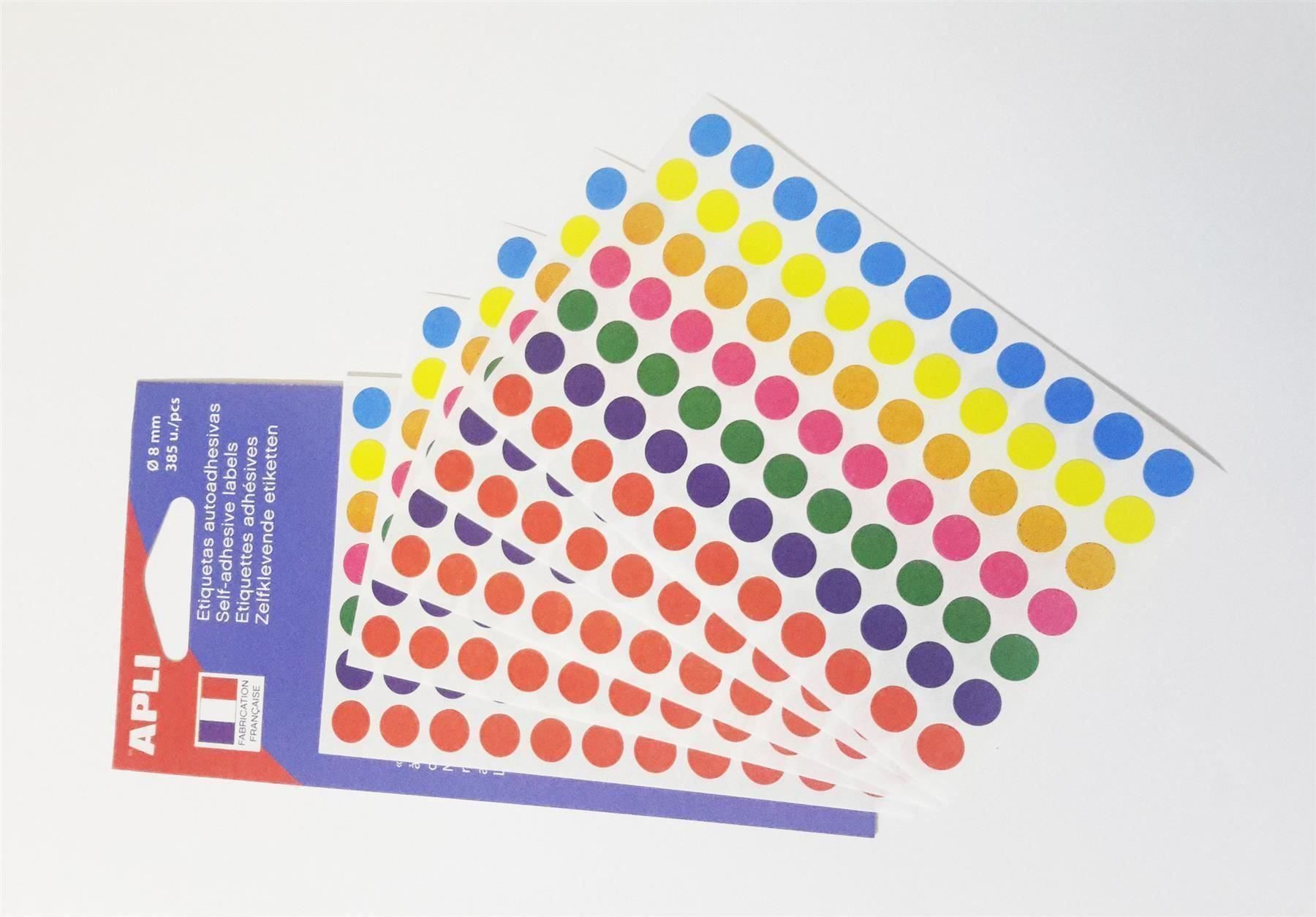 Sticker: Markierungspunkte, bunt, 8mm, 385 Stück – Nuovo e nell'imballaggio originale da St. Gallen venduto da cointec 4