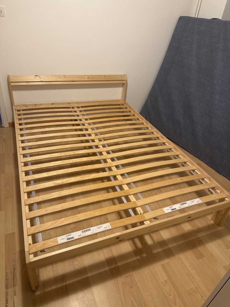 Leirsund Legno Rete A Doghe Ikea Recensioni Letto Matrimoniale