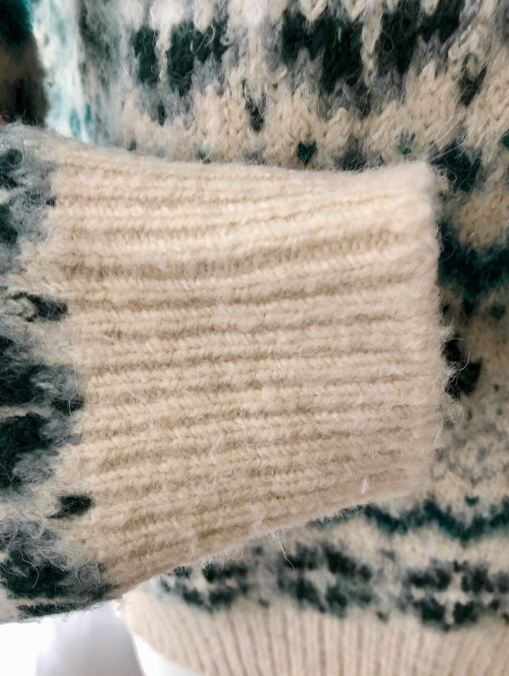 Oysho Maglioni & Felpe: Oysho Norwegerpulli, Pullover, Pulli, warm, S 36, beige grün – Usato da Zürich venduto da DepotCharity 2