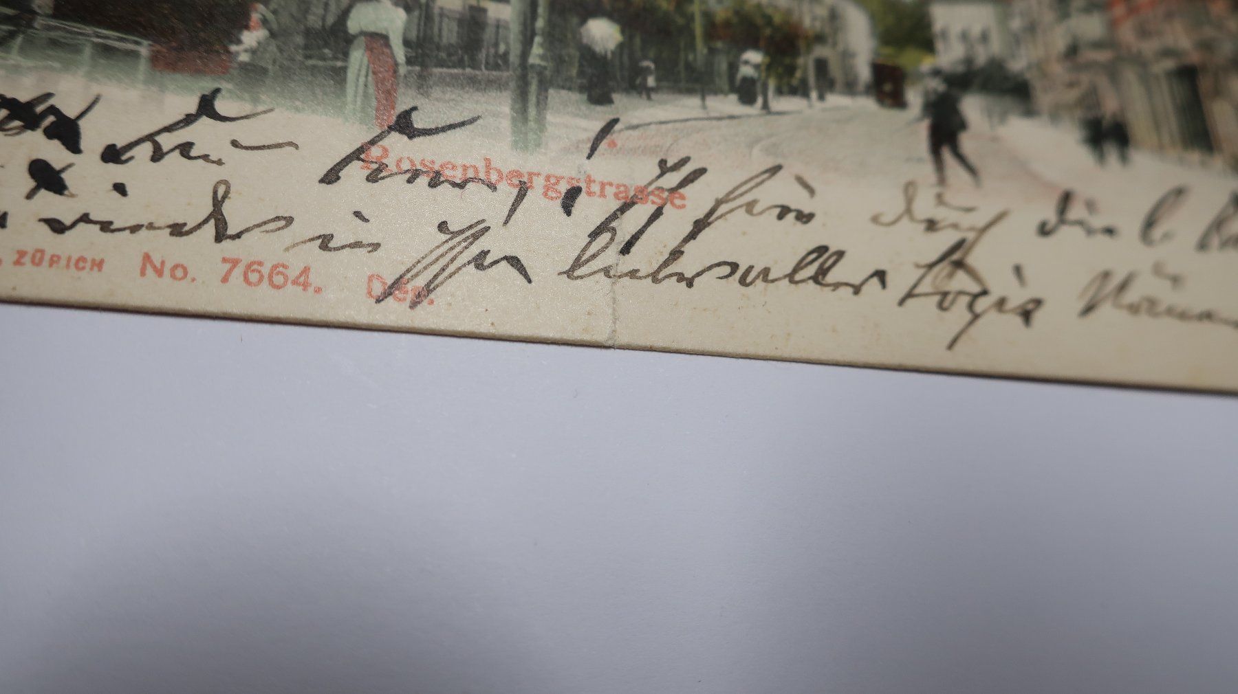 Ansichtskarten: St. gallen Rosenbergstrasse (defect. déchirée) – Defekt aus Cormoret von Pascalll2001 4