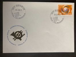 Schweiz 1968 Sonderstempel Genève Mondiaux UIT 30