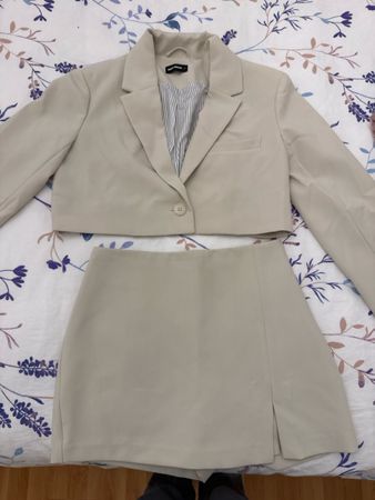 Tally Weijl Set Blazer und Shorts beige Grösse S
