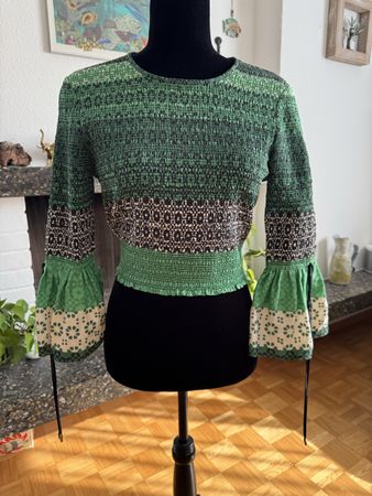 New 495. Derek Lam 10 Crosby Silk Top 38