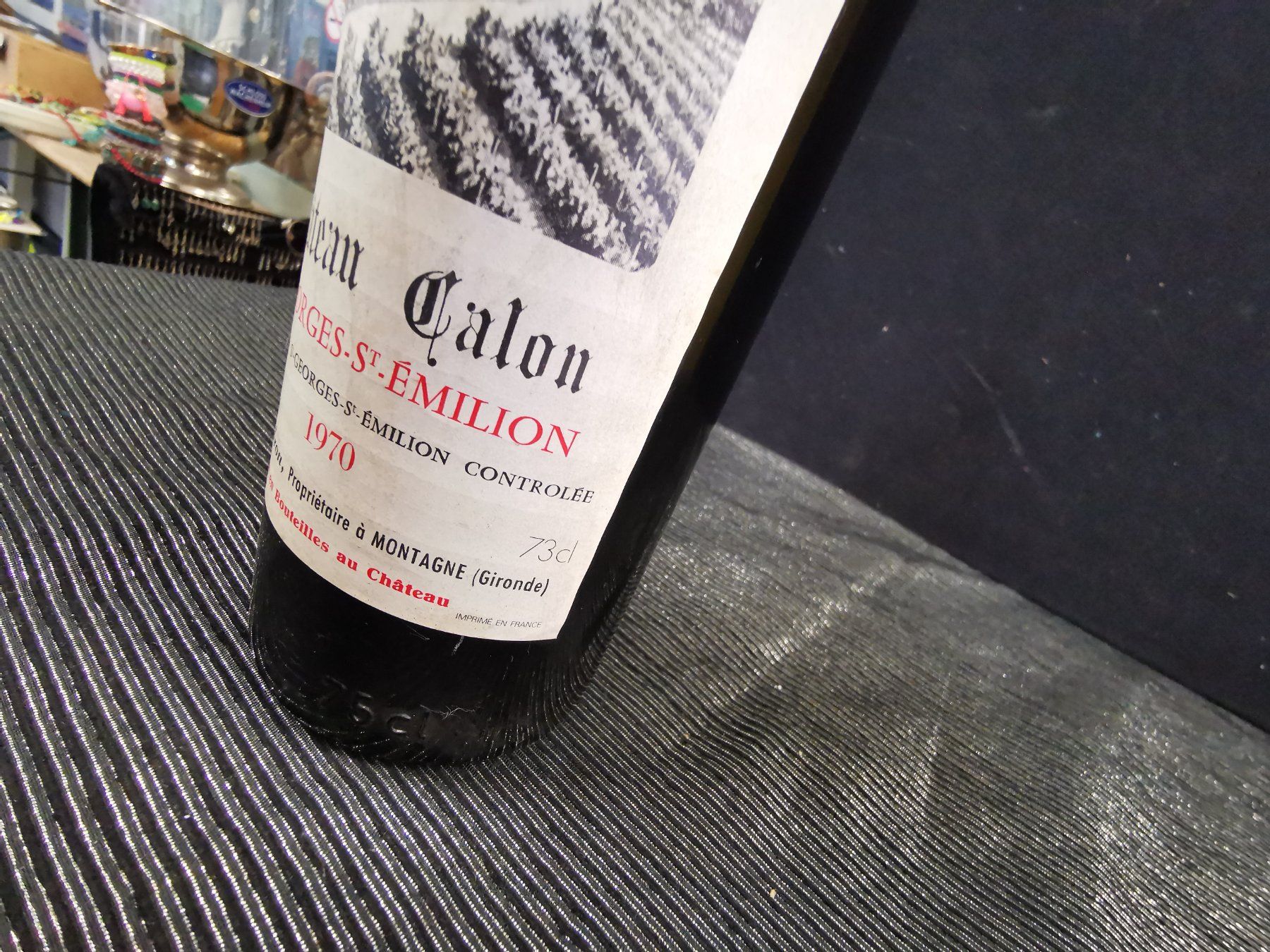 Vino: CHÂTEAU CALON ST-EMILION 1970 – Nuovo (secondo la descrizione) da Genève venduto da Leboucheoreilles 2