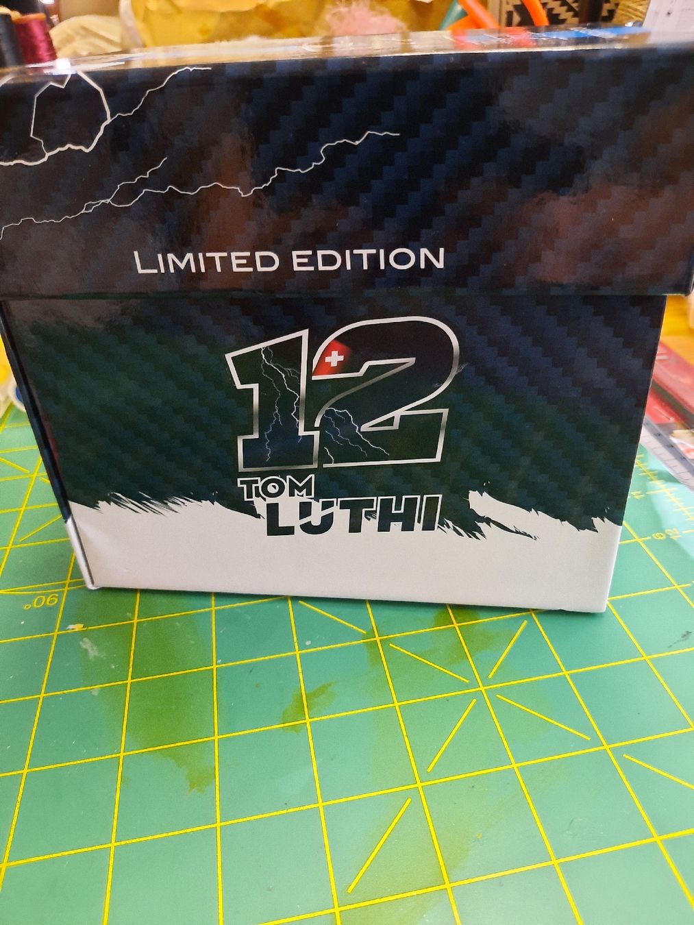 Helme & Visiere: Tom Lüthi Deko, Helm mini – Gebraucht aus Basadingen von 7_zwerge 3