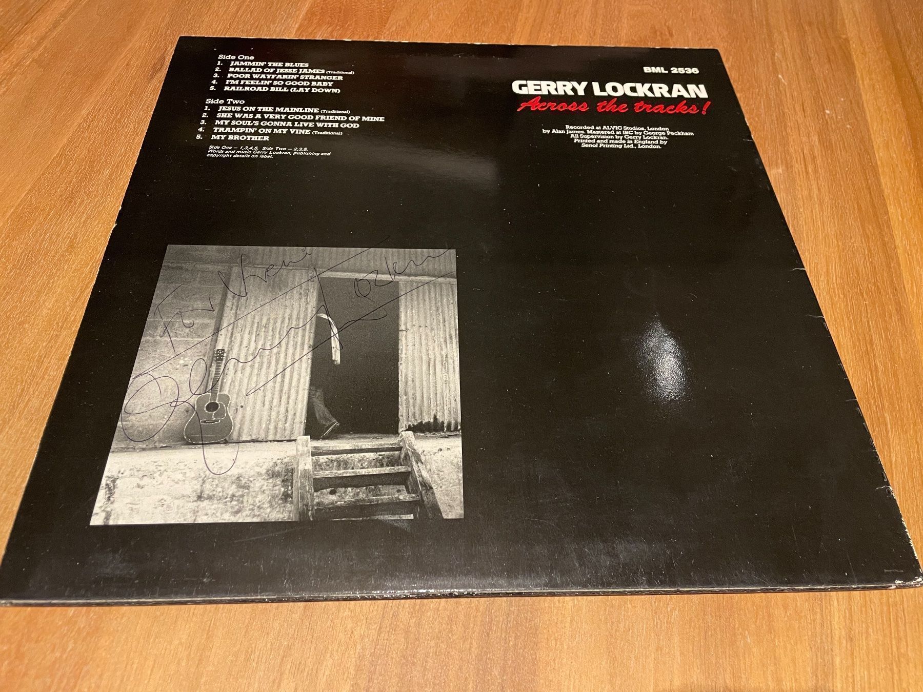 Dischi in vinile: GERRY LOCKRAN: ACROSS.. (LP)*AUTOGRAMM* – Usato da Herrliberg venduto da Divinyl 2