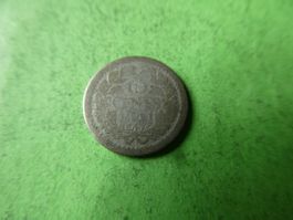 Niederlande 1911, 10 Cents - Silber